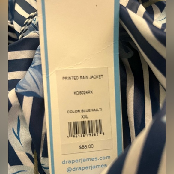 NWT Draper James XXL rain jacket - Picture 4 of 9